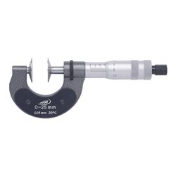 Helios-Preisser Bügelmessschraube für Zahnweiten, 0,01mm, 150-175mm