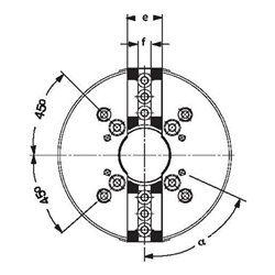 RÖHM Kraftspannfutter KFD- 160/2HS 1/16 ZA140