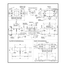 RÖHM Pneumatischer Parallelgreifer RPP- LA250x116 4xM16 KH45 BH45