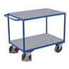 VARIOfit Schwerer Tischwagen mit 2 Zinkblechladeflächen 800505