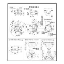 RÖHM Pneumatischer Zentrischgreifer RZP LKR90 3xM6 KH11,2 BH5