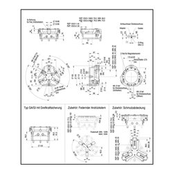 RÖHM Pneumatischer Zentrischgreifer RZP LKR112 3xM8 KH13,9 BH5,9