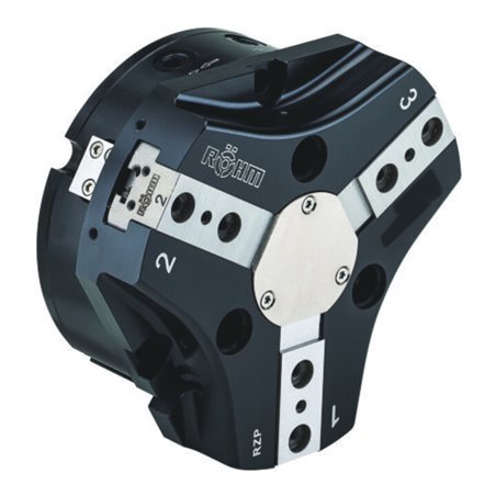 RÖHM Pneumatischer Zentrischgreifer RZP LKR184 3xM10 KH25 BH25