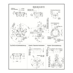 RÖHM Pneumatischer Zentrischgreifer RZP LKR184 3xM10 KH25 BH25