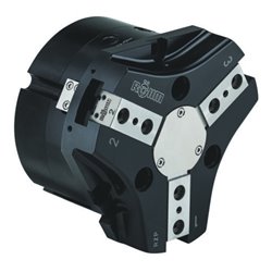 RÖHM Pneumatischer Zentrischgreifer RZP LKR184 3xM10 KH24,2 BH14