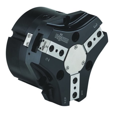 RÖHM Pneumatischer Zentrischgreifer RZP LKR184 3xM10 KH24,2 BH14