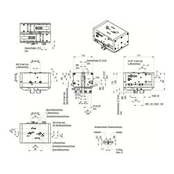 RÖHM Pneumatischer Großhubgreifer RGP- LA25 2x12H7/M8 BH40 SP ZS