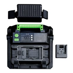 LED-Lichtstrahler Taurus MultiBattery 5.000Lm mit verschiedene Adapter