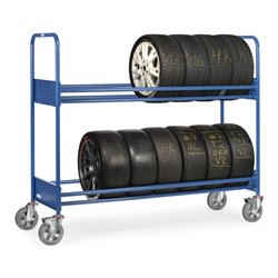 fetra Reifenwagen mit 2 Ladeflächen 