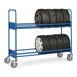 fetra Reifenwagen mit 2 Ladeflächen 