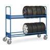 fetra Reifenwagen mit 2 Ladeflächen 
