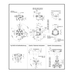 RÖHM Pneumatischer Zentrischgreifer RZP-A LKR56 3xM5 KH7,2BH3