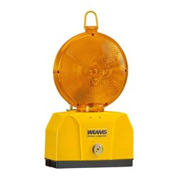 WEMAS Absperrtechnik TL-Warnleuchte 2000/180, gelb 2, Gehäuse gelb, mit Halter