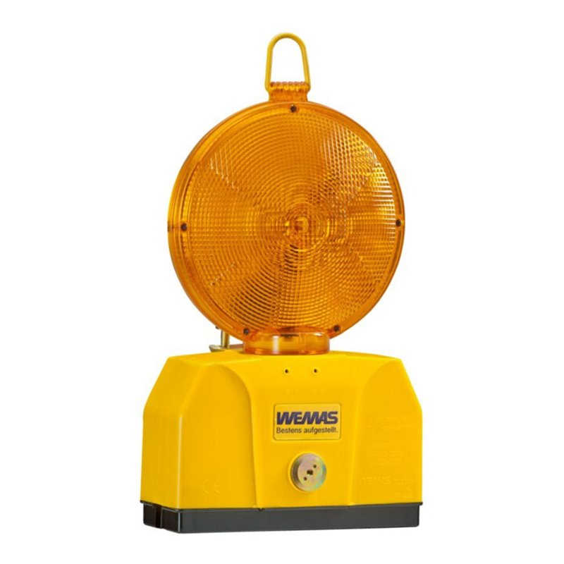 WEMAS Absperrtechnik TL-Warnleuchte 2000/180, gelb 2, Gehäuse gelb, mit Halter