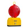 WEMAS Absperrtechnik TL-Warnleuchte 2000/180, rot 2, Gehäuse gelb, mit Halter