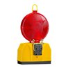 WEMAS Absperrtechnik TL-Warnleuchte 2000/180, rot 2, Gehäuse gelb, mit Halter