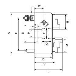 RÖHM Drehfutter DURO-M U 400/3 K11/ ERSATZ FÜR ID.102240