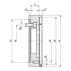 RÖHM Zwischenflansch CAPTIS- 52/65 Z