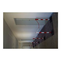 TEMKA Kettenpfosten-Set EcoMax mit 10 m Absperrkette 3x rot/weiß, 3x weiß/rot, 6x