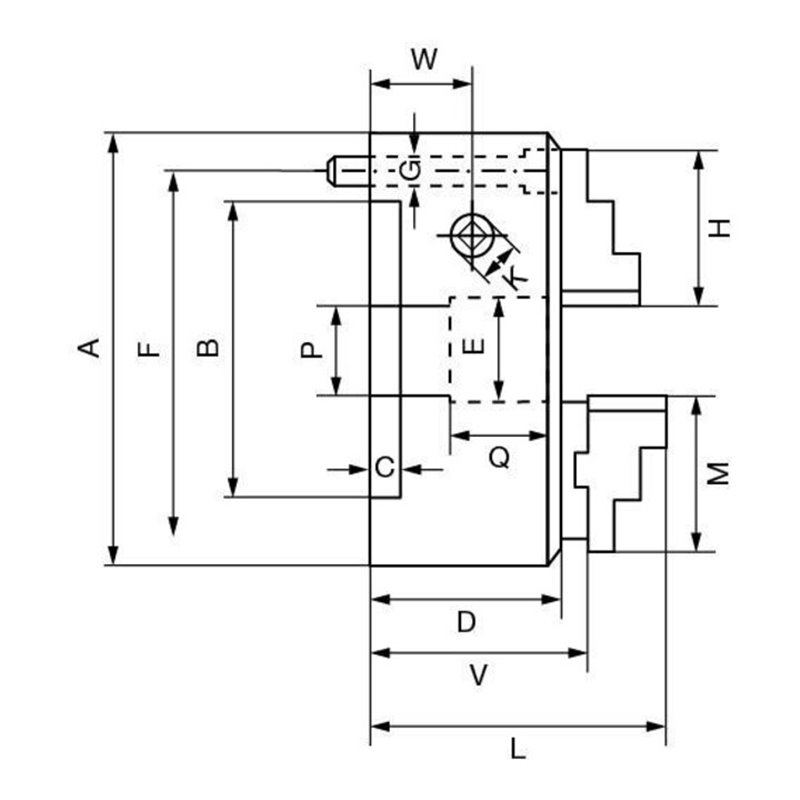 RÖHM Drehfutter DURO-M U 315/3 DIN ERSATZ FÜR ID.101350