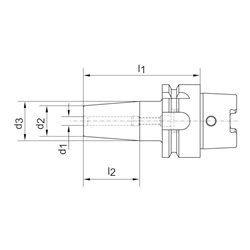 HAIMER Schrumpffutter DIN69863A A63 32,0x120mm