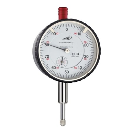 Helios-Preisser Messuhr 58 mm stossg., Abl. 0,01mm 10 mm