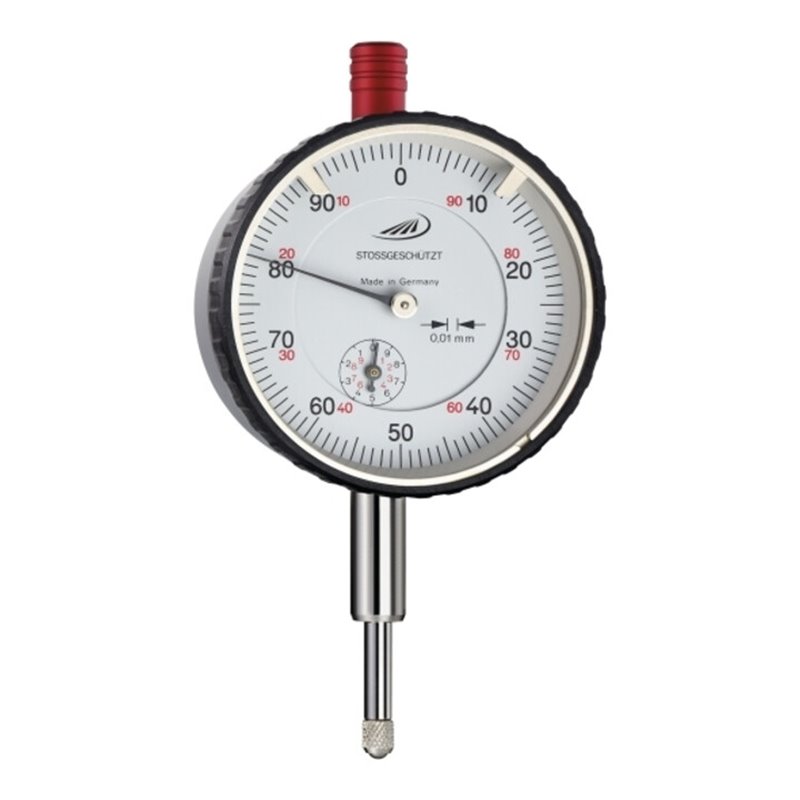 Helios-Preisser Messuhr 58 mm stossg. Feineins., Abl. 0,01 mm 10 mm