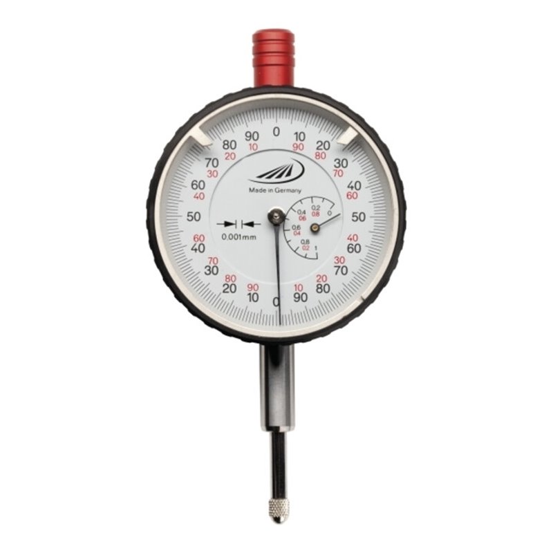 Helios-Preisser Feinmessuhr 40 mm stoss g., Abl.0,001 mm 1 mm