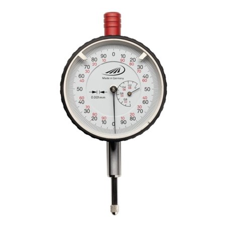Helios-Preisser Feinmessuhr 40 mm stoss g., Abl.0,001 mm 1 mm