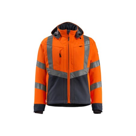 Mascot Blackpool Soft Shell Jacke hi-vis orange/schwarzblau