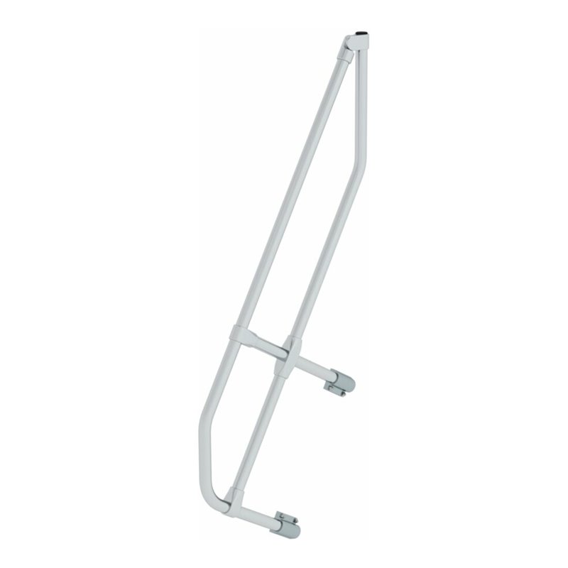 MUNK zweiter Handlauf Aluminium-Treppe mit Stufen 60°