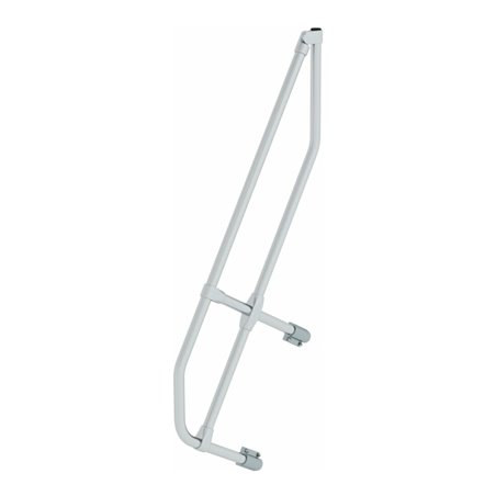 MUNK zweiter Handlauf Aluminium-Treppe mit Stufen 60°