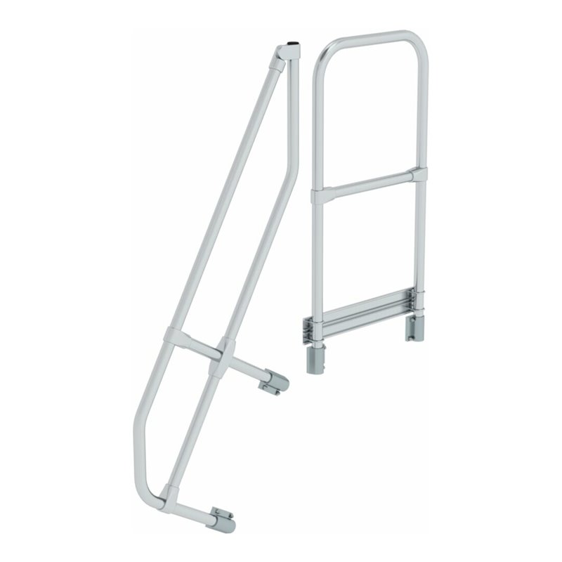 MUNK zweiter Handlauf Aluminium-Treppe Plattform 60°