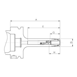 FAHRION Spannzangenfutter DIN69893A CP16M HSK-A 63-130