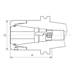 FAHRION Spannzangenfutter DIN69871ADB SK40-70 CP16