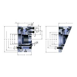 RÖHM Kraftspannfutter KFD- 110/3HS KV ZA60