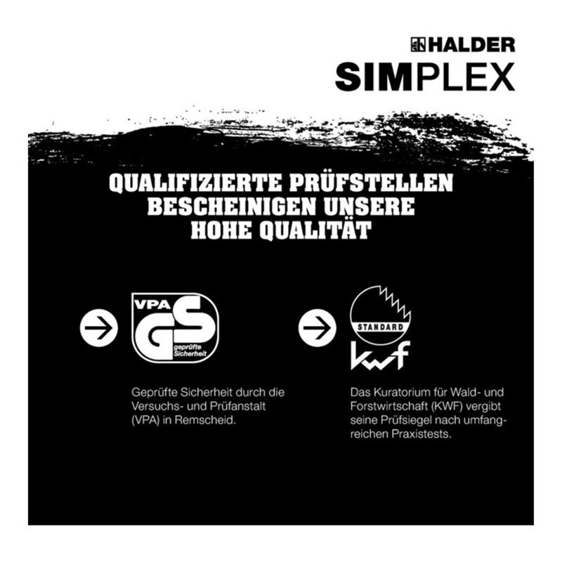 Halder Spaltaxt SIMPLEX D.50mm Hickory