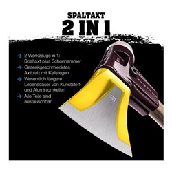 Halder Spaltaxt SIMPLEX D.50mm Hickory