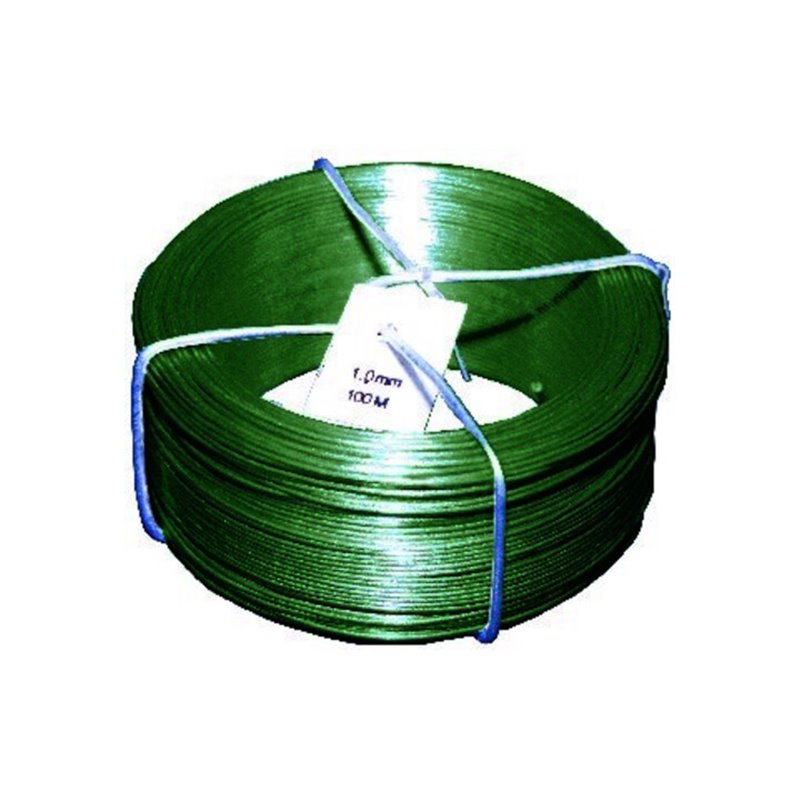 Drahtspinne PVC grün 1,4/0,9 mm x 50 m