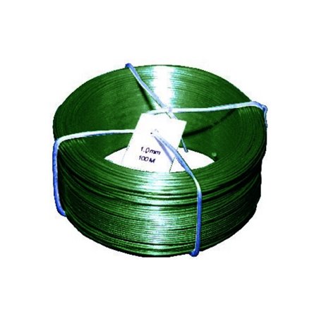 Drahtspinne PVC grün 1,4/0,9 mm x 50 m