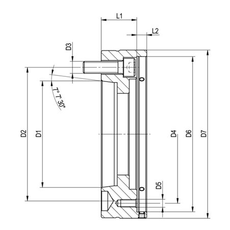 RÖHM Zwischenflansch CAPTIS- 52/65 A
