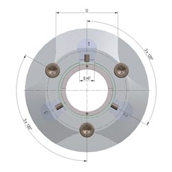 RÖHM Kraftspannfutter ZFM- 315/3 ZA235