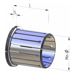 RÖHM R-Hülse KFR-00 GL 32, D:16,2