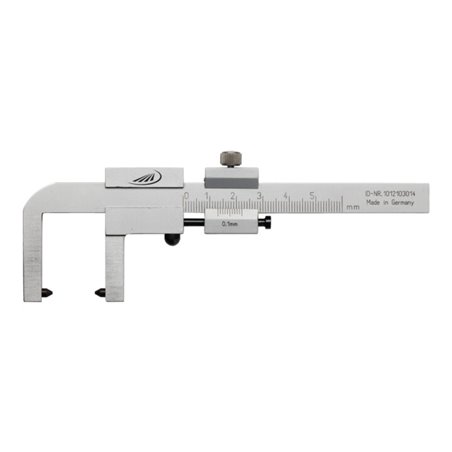 Helios-Preisser Bremsscheiben-Prüflehre 1/10 Chr. 0- 60x80