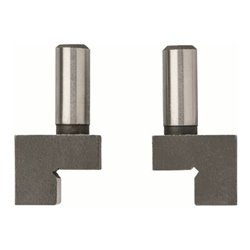 Mahr Schultermesseinsätze Paar z. Messung von Außen-Zentrierspitzen