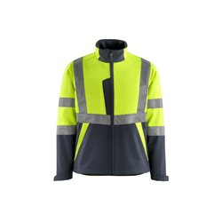 Mascot Softshelljacke Kiama Gelb/Schwarzblau