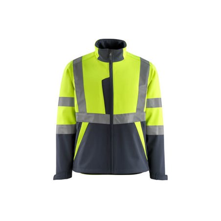 Mascot Softshelljacke Kiama Gelb/Schwarzblau