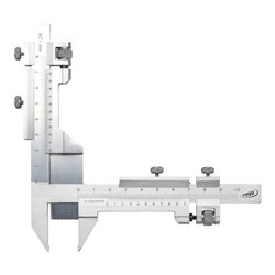 Helios-Preisser Zahnmessschieber R. hartmetallbest. 1/50 Modul 1-26