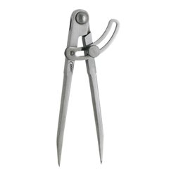 Helios-Preisser Bogenzirkel mit Nietscharnier u.Feststellsch. 300 mm