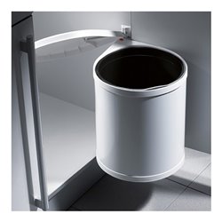 Hettich BIN.IT CL ABFALLS KB400MM 15L WEISS/KST.